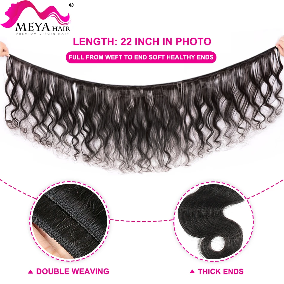 Pacotes de Onda do Corpo Com 13x4 HD Transparente Lace Frontal 10-32 Polegadas de Cabelo Weave Cabelo Humano Com Frontal Extensão Do Cabelo Brasileiro