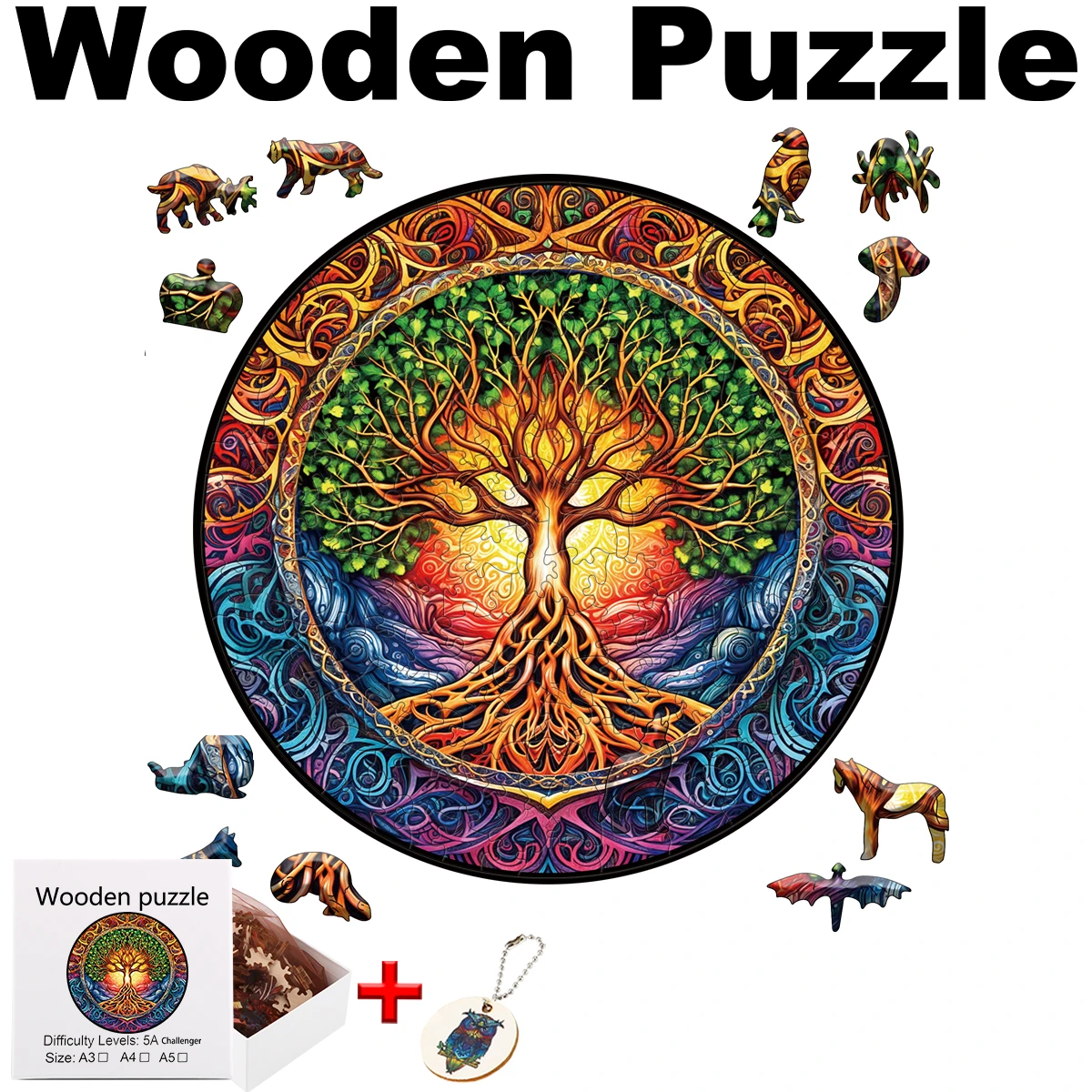 Drewniane Puzzle Puzzle Puzzle dla dorosłych zabawki wykonane ręcznie Puzzle 3d Model drewna Puzzl zabawka łamigłówka drewniane bloczki mózgu