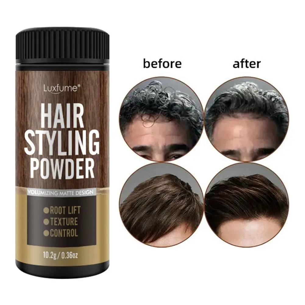 1pc Fluffy Hair Powder polvere opacizzante per uno Styling del Volume dei capelli aumentato per finalizzare il Design dei capelli polvere per capelli Unisex J8B9