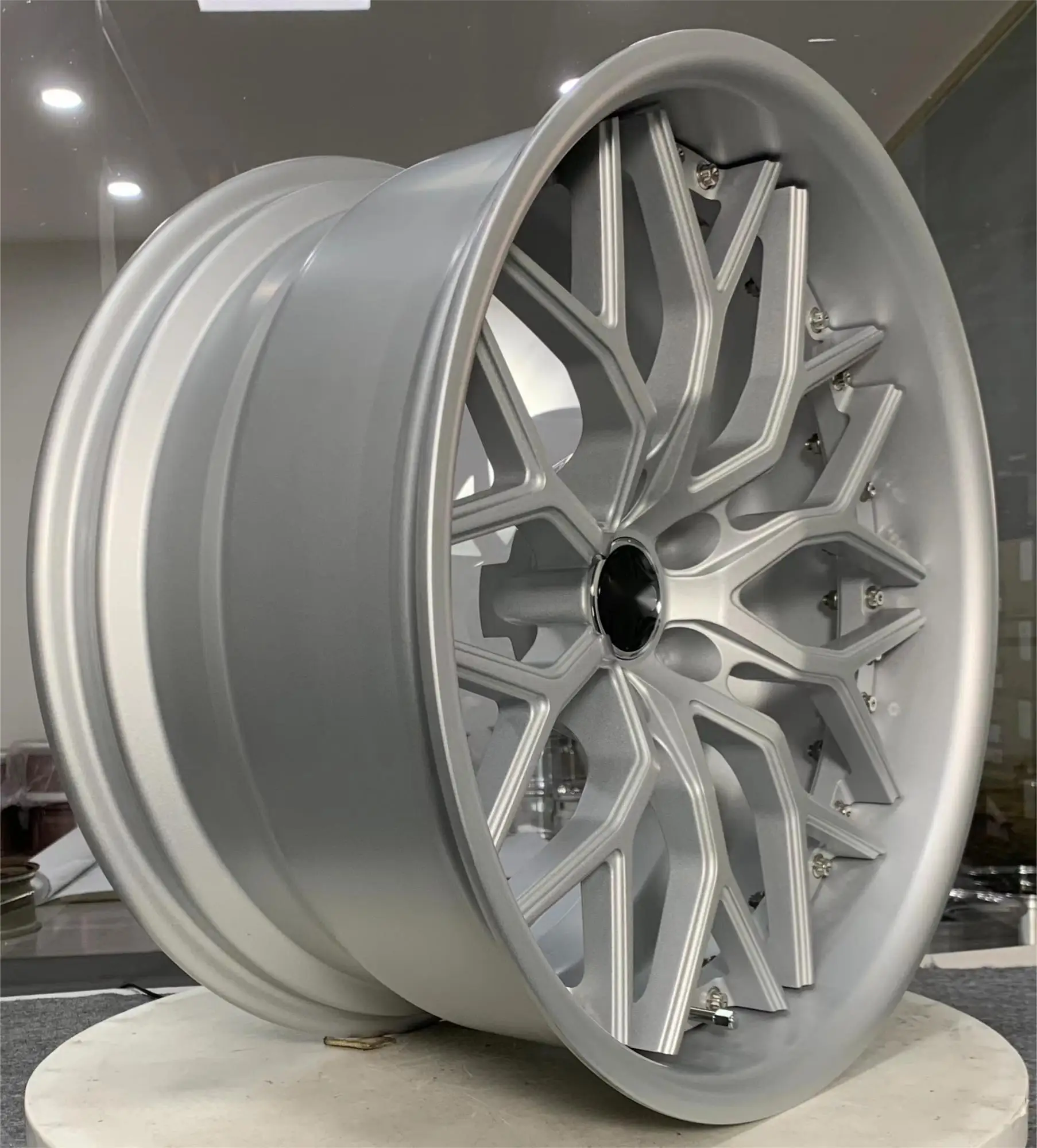 Wheel Rim High-end Deep Concave Wheels: 2pcs Forged Alloy for Luxury Polished Aluminum, Aluminum Alloy Customizing Color 5.5-16J