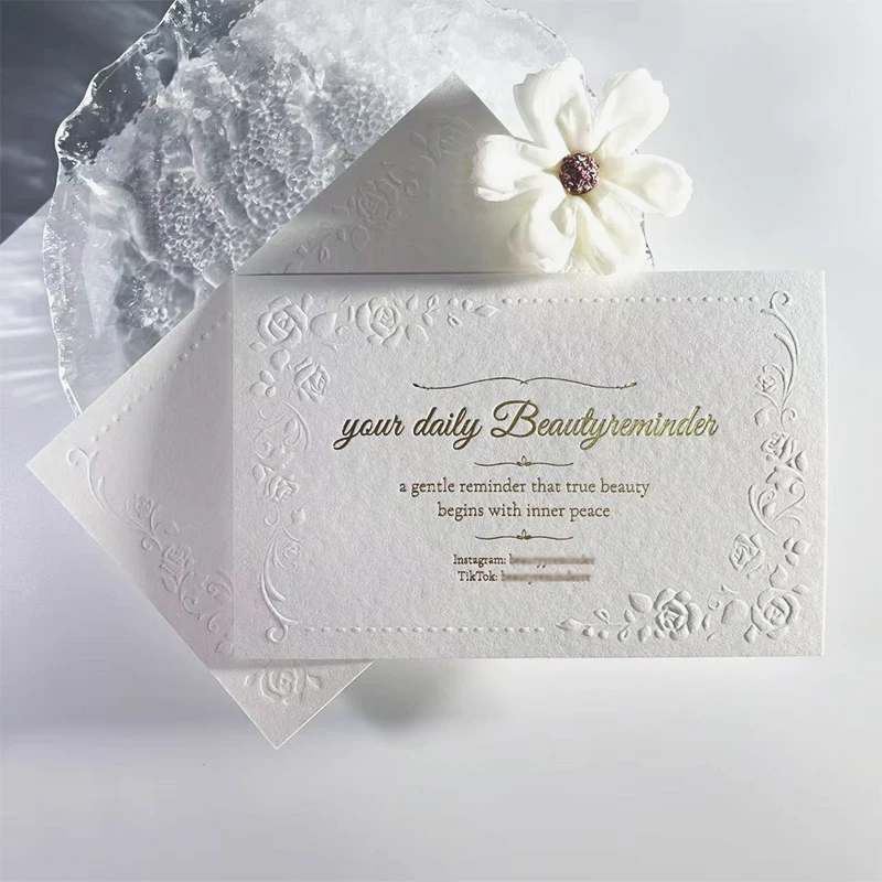 Wholesale 200PCS High-Quality Thank You Card Jewelry Business & Personal Cotton Paper Greeting Cards for After-Sale