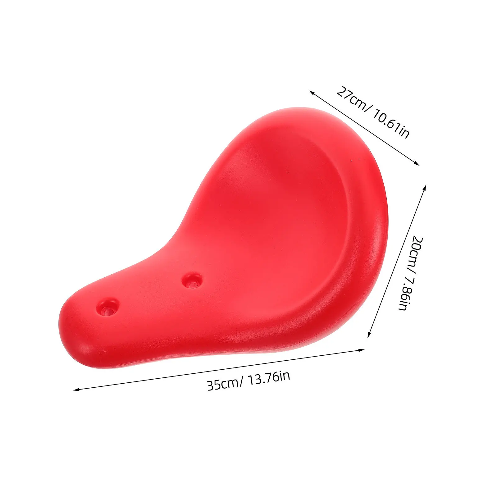 لوحة استبدال وسادة مقعد متأرجحة من البلاستيك الأحمر من Kisangel لإصلاح ملعب كرسي الروك جزء أرجوحة خارجي قوي