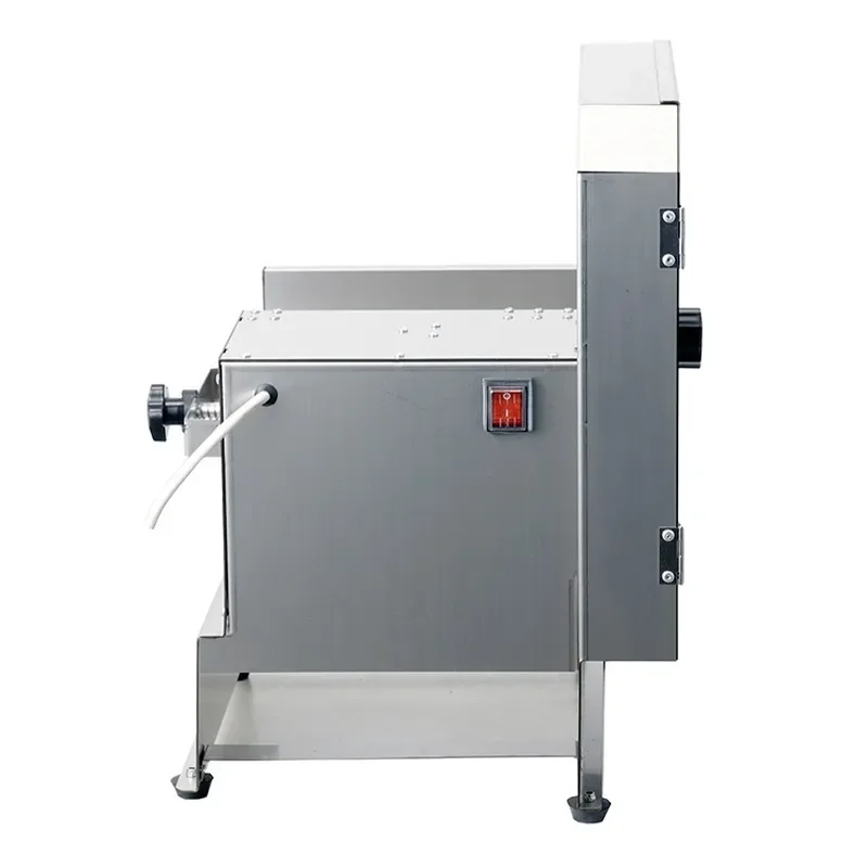 Commercial Electric Stainless Steel Food Slicer for Frozen Meat Fruit and Vegetable Durableetal Structure