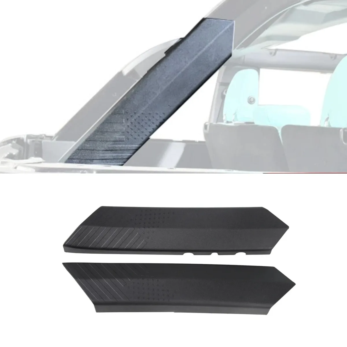 

Защитная панель багажника, четырехдверная задняя защитная пластина центральной стойки багажника для Ford Bronco 2021 + комплект кузова, автомобильные аксессуары