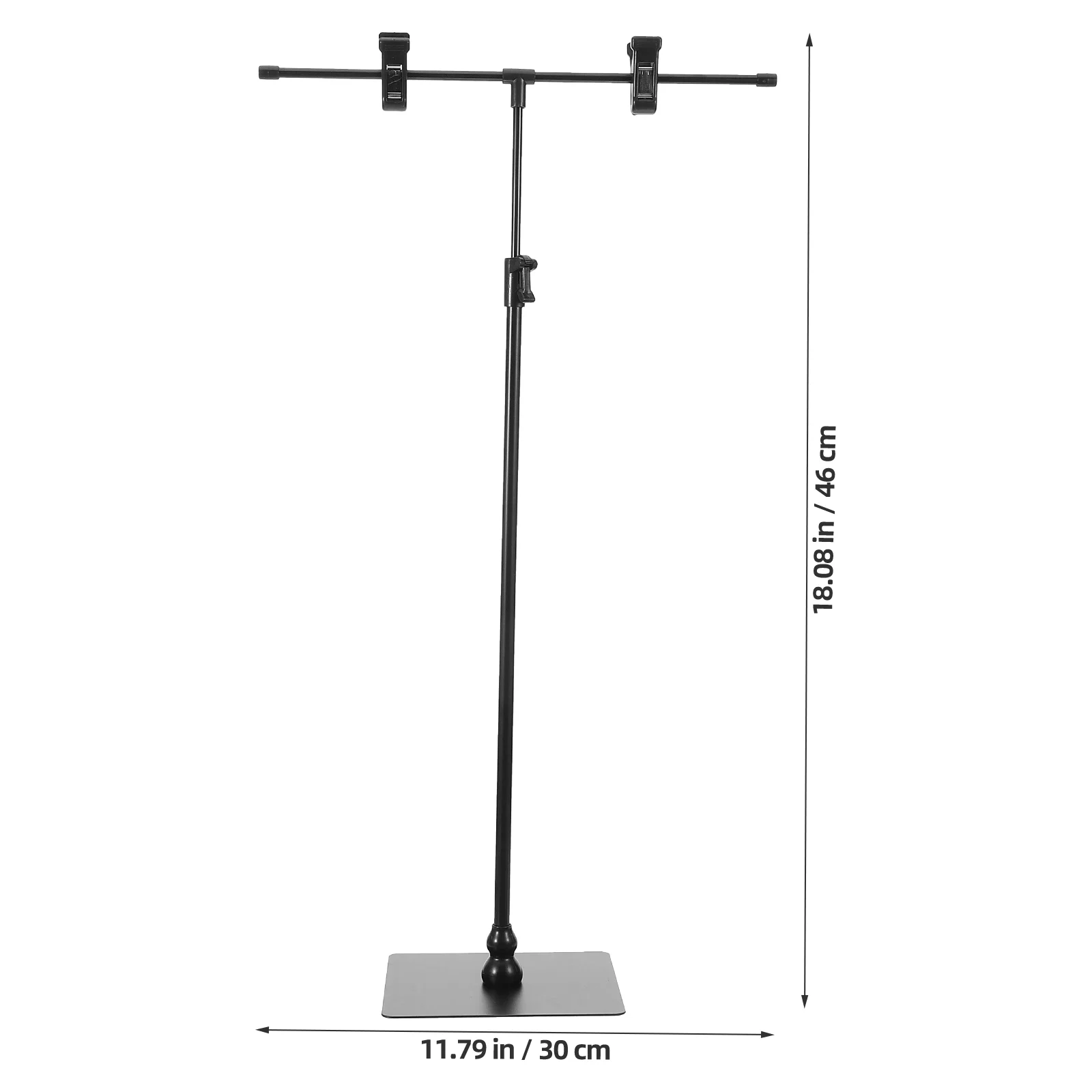 ポスタースタンドディスプレイ、広告ブラケット、テーブルホルダー、バナーポップ、吊り下げ写真表示、黒いスタンド
