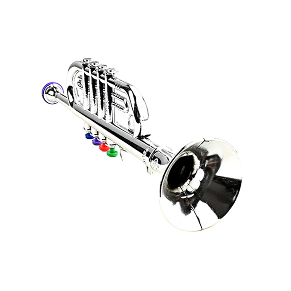 Trumpet Musical Instrument Professional Music Playing Tool Early Educational Toy for Children Boy Girl Birthday Christmas Gift