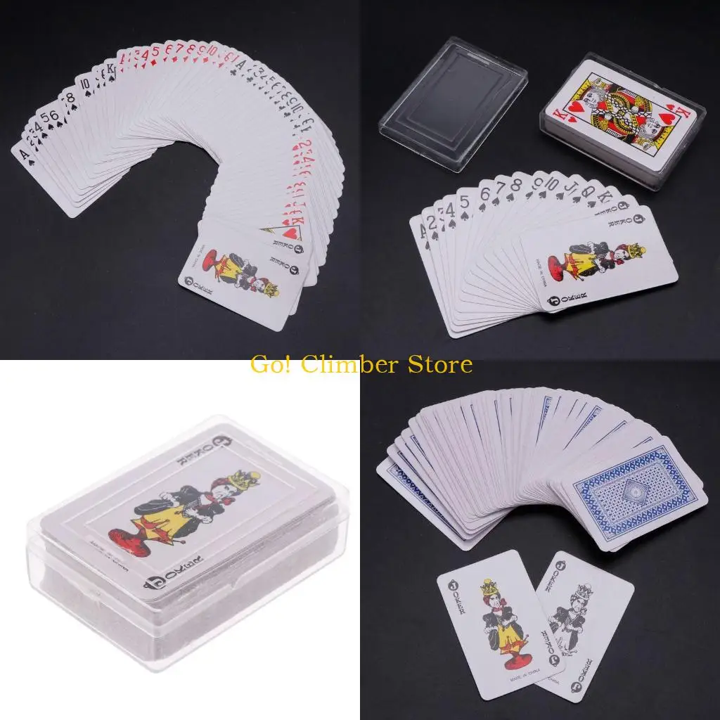 

Q84C Бумажная покерная карта, дорожная колода карточных игр, фестиваль, вечерние игры для мальчиков и девочек