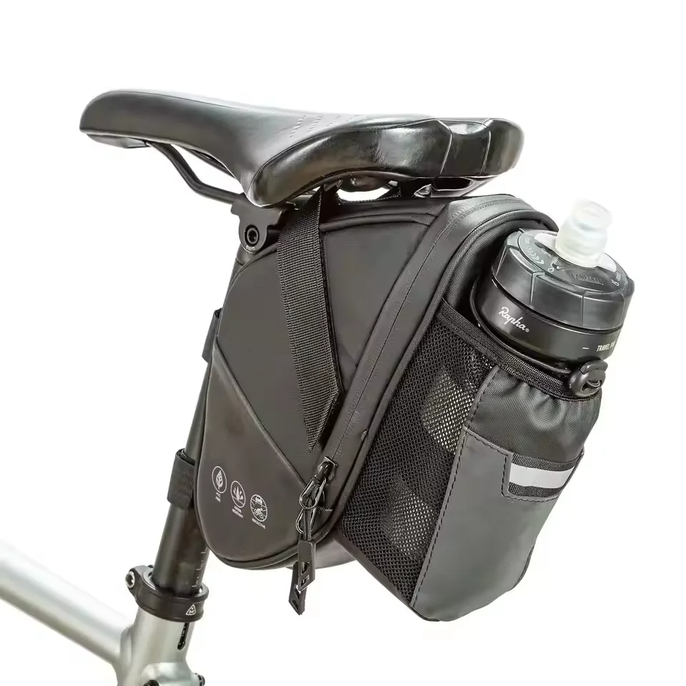 

Bike Saddle Bag Waterproof Bike Rear Under Seat Storage Bag Water Bottle Pocket Cycling Pouch for MTB Mountain Road Bike 1.5L