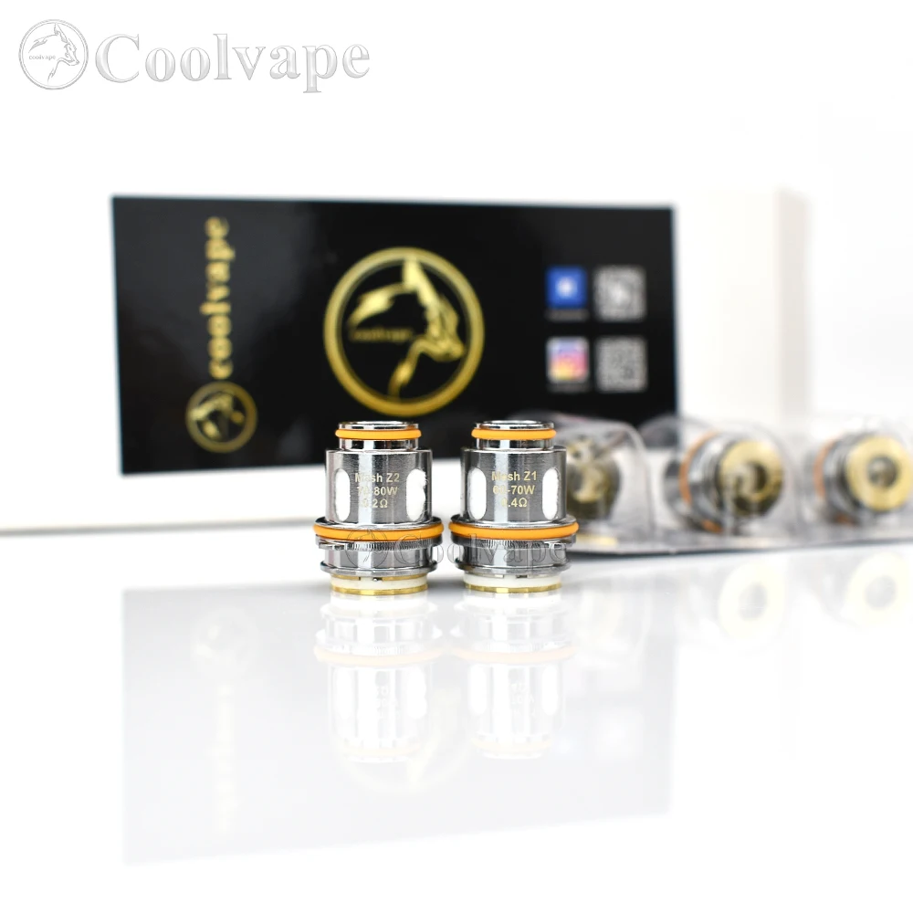 

WolfCoolvape Zeus Sub Ohm Tank Atomizer Zeus Sub Ohm Coil Mesh Coil E-Cigarette Heads Z1 Z2 0.4ohm 0.2ohm coil Vape Vaporizer