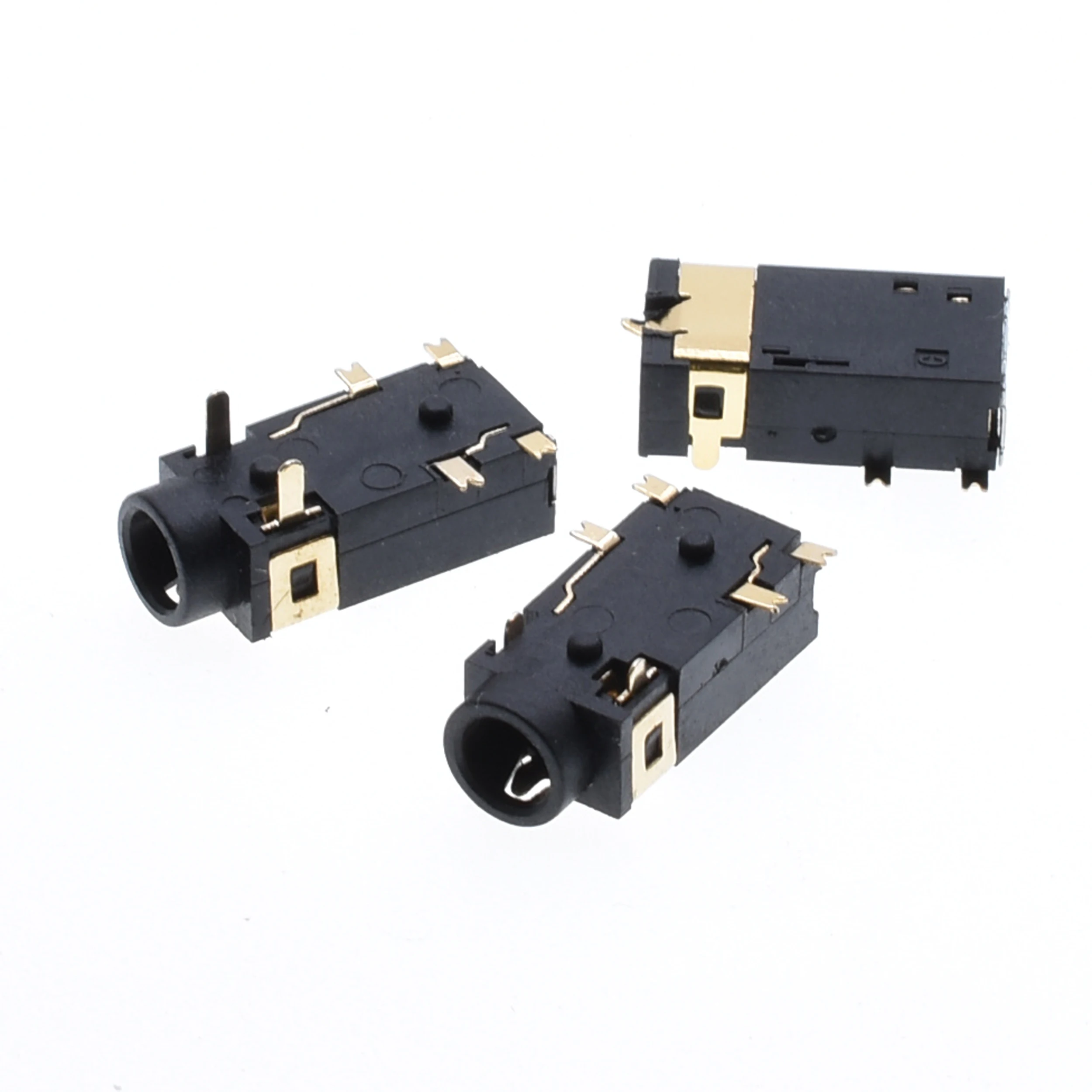 10PCS 3.5mm jack Female Audio Connector 6 Pin DIP Headphone Jack Socket PJ-342-6P Audio Interface Audio Jack Black