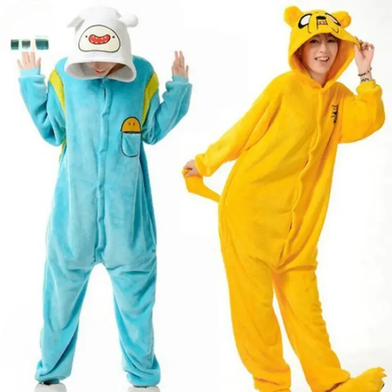 

❤❤2025 2025 Anime Link Adult Finn And Jake Onesies Adventure Costume Yellow Dog Pajamas Animal Halloween Party J New ★☆