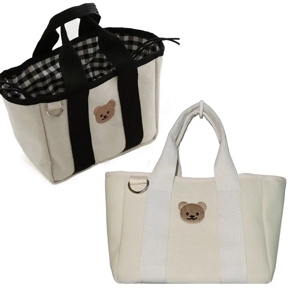 

Сумка для мамы с мультяшным рисунком медведя, легкая многофункциональная сумка для подгузников, водонепроницаемая сумка на шнурке для беременных, сумка для детских принадлежностей