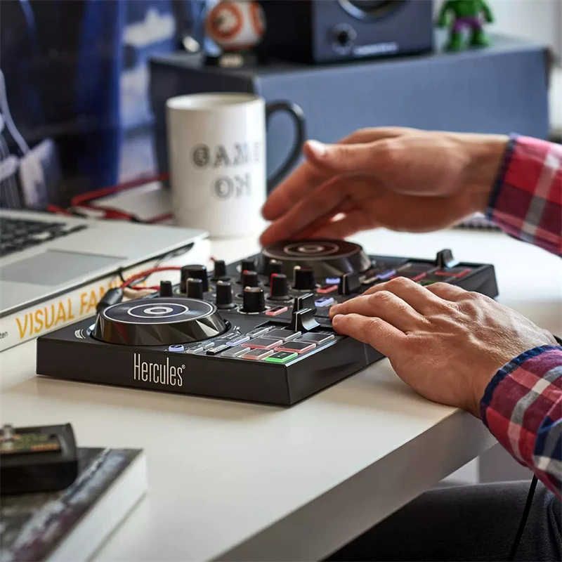 stage bar disco Hercules Hi Cool Input 200 entry-level disc player mini digital DJ controller