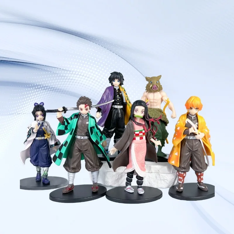 

Горячая аниме Demon Slayer Kimetsu no Yaiba фигурка Kamado Tanjirou Фигурка Agatsuma Zenitsu Nezuko Warrior ПВХ Модель игрушки