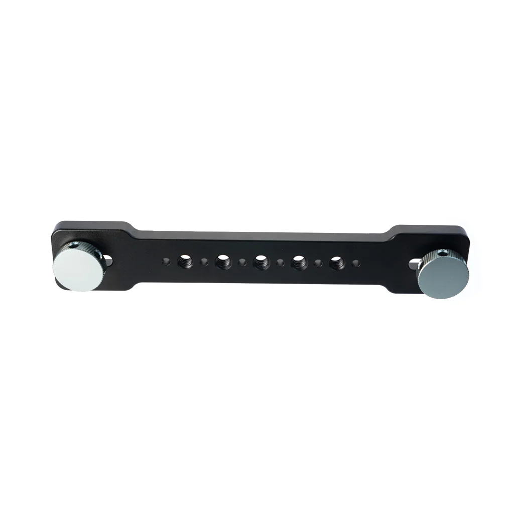 BGNing Aluminium-Horizontalverlängerungsstange mit 1/4-Zoll-Schraube und Arri-Positionierloch für DJI Pocket4 Handy-Fill-Light-Stativstange – Detail 2