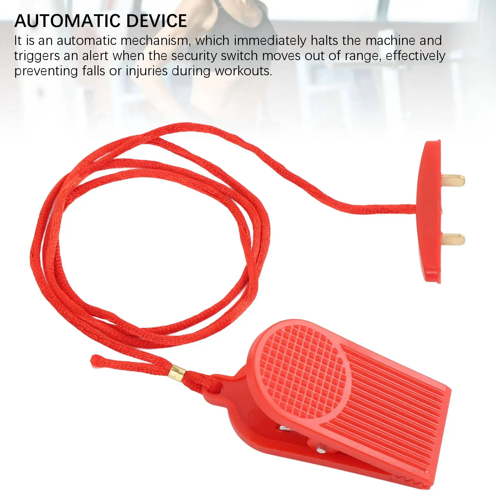 Treadmill Security Key Magnet Double Insert Running Machine Emergency Stop for JX for ZXCH for ISPO Magnet Treadmill Key