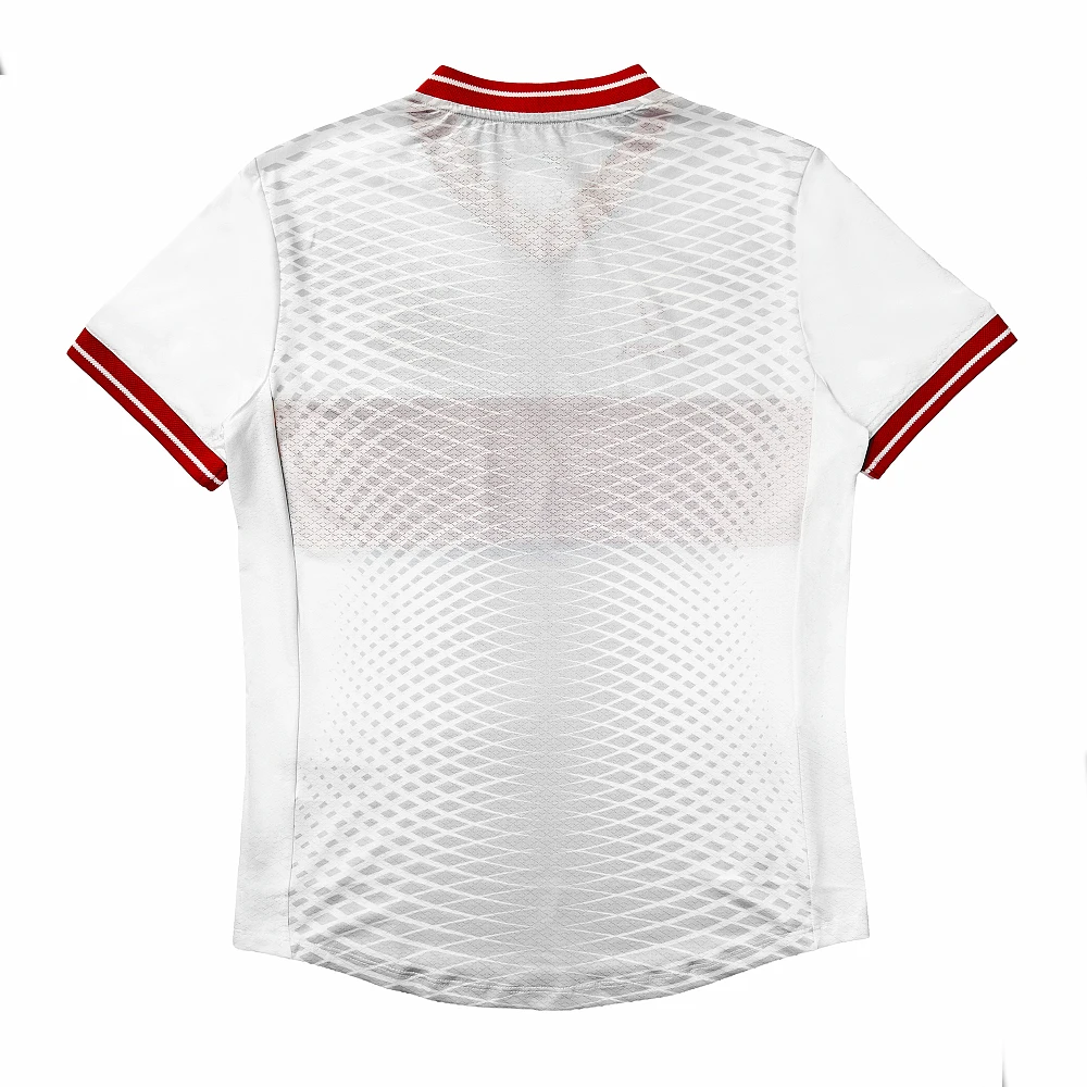 Spartak Moskau Fan Fußballtrikot Herren Kurzarm Atmungsaktives Sport-T-Shirt Rot Weiß Fußball-Trainingsuniform für Fans – Detail 3