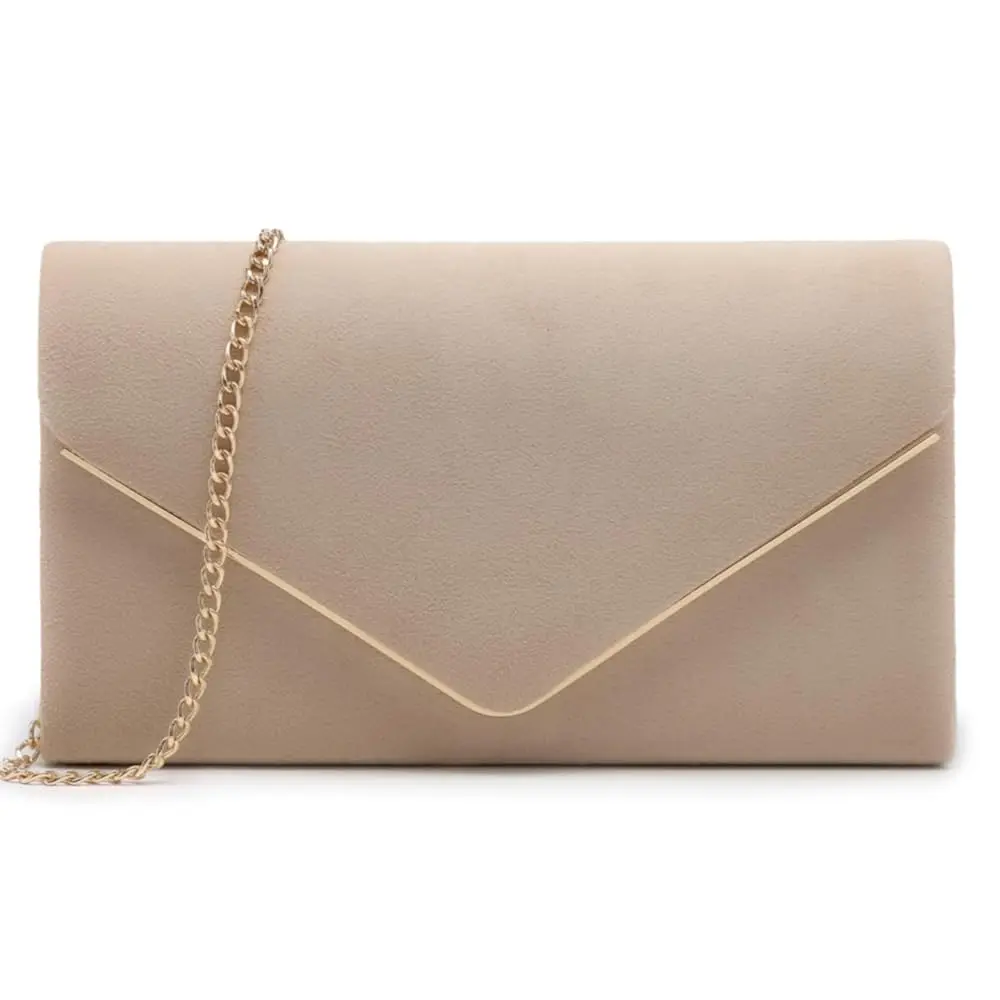 

Women Faux Suede Evening Clutch Bags Formal Party Clutches Wedding Purses Cocktail Prom Clutches