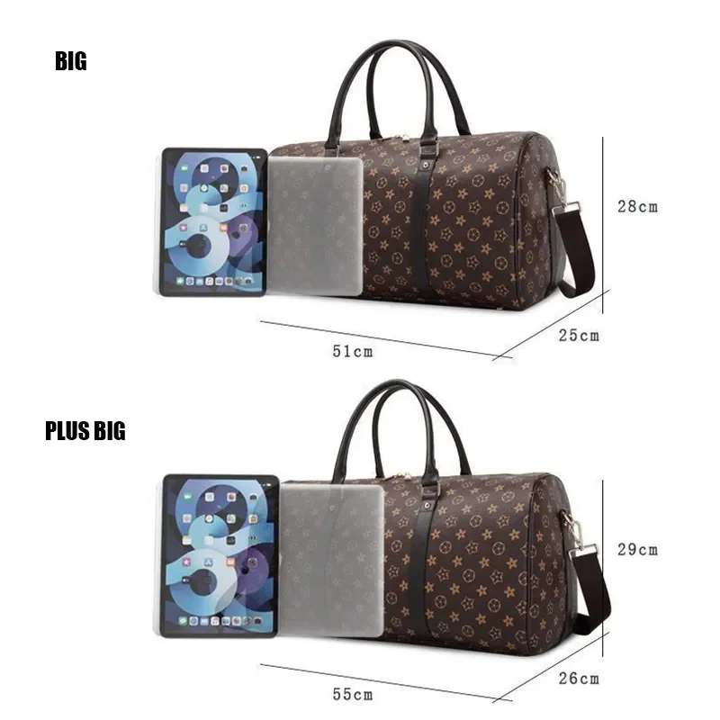 

New Luxury Travel Bag For Men Women Large Capacity Business Duffel Bag Shoulder Handbag Weekender Overnight Gym Luggage Free Shi