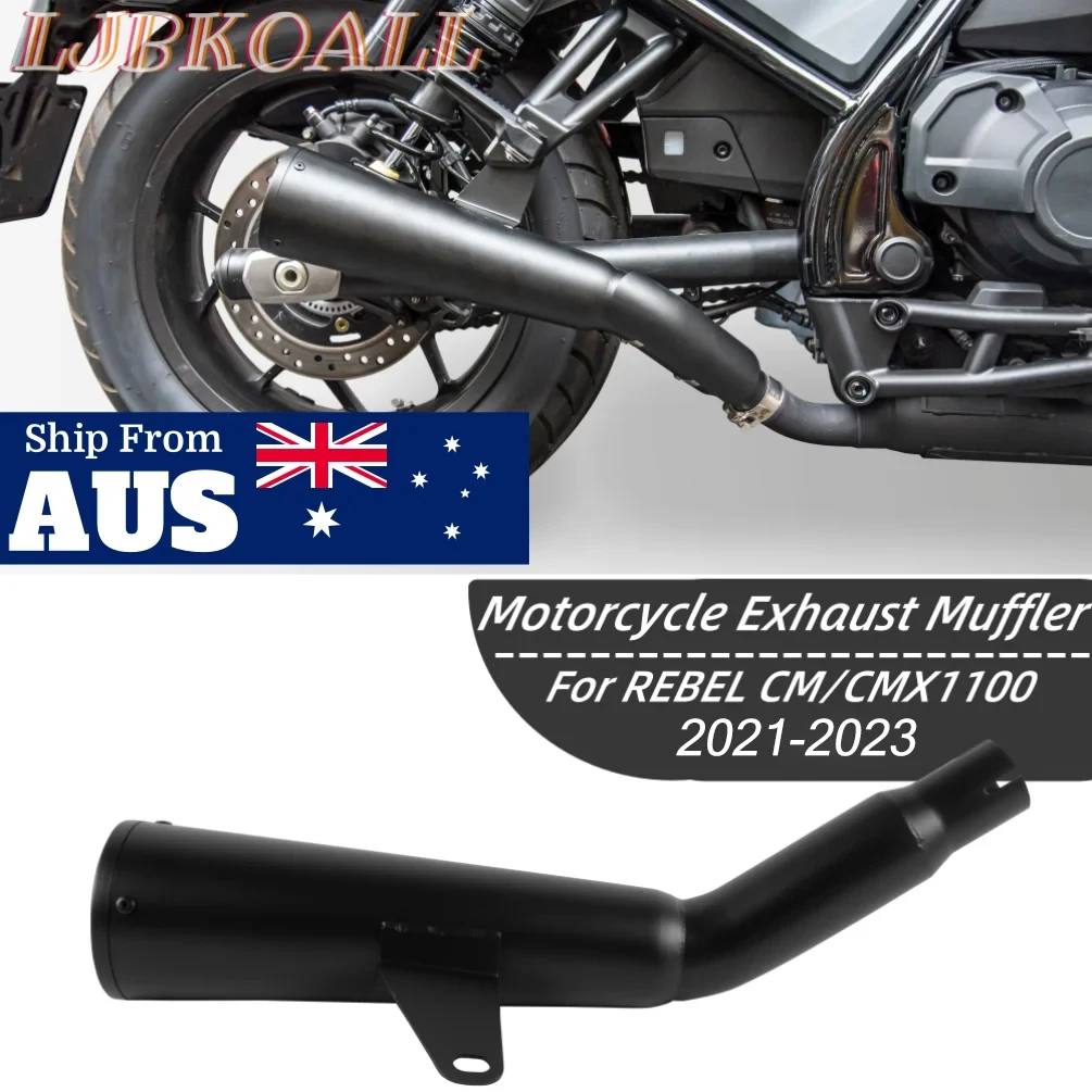 CM1100 CMX1100 Exhaust Muffler Motorcycle Silencer Pipe Modified Tail Exhaust System For Honda REBEL CM CMX 1100 2021-2024 2023