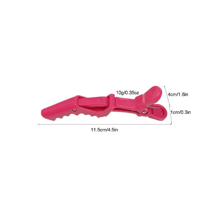 6Pcs Alligator Hair Clips Clamps Claw Section Hairpin Enhanced Crocodile Non-slip Clips Salon Hair Styling Accessories view 6