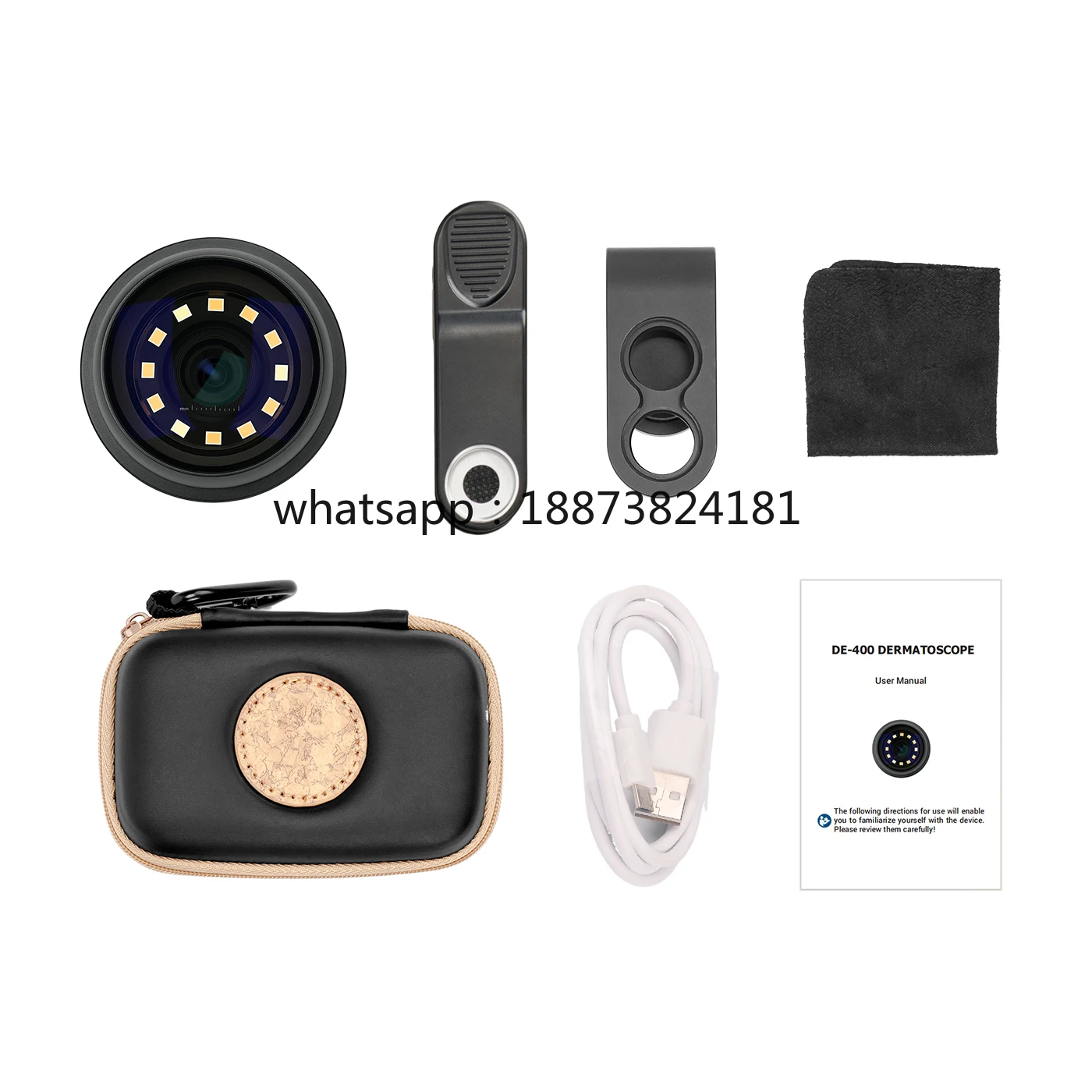 

IBOOLO DE-400 Iris Scanner Analyzer Eye Iriscope Dermatoscope for Iris Scalp fast shipping