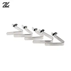 10Pc Snap Locking Kayak Paddle Spring Clip Tent Pole Single Button Awning Rowing 5-5.5mm