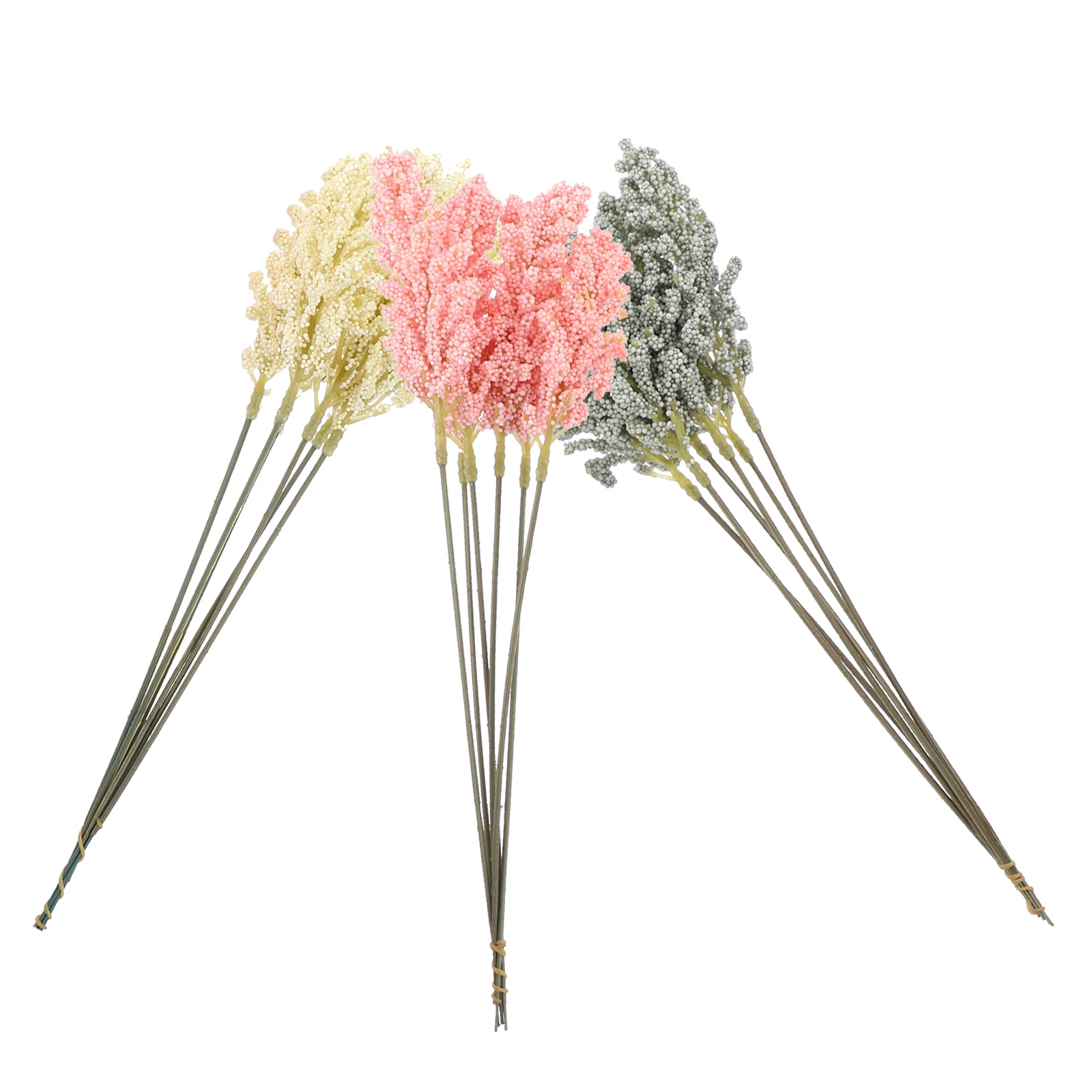 

18pcs Artificial Millet Ears Simulation Wheat Ear For Rustic Home Decor Wedding Centerpiece Table Display Fall Dried Flower