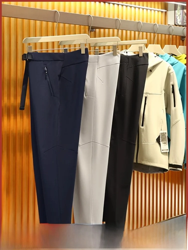 

Функция King Item! Тихой водонепроницаемый! 3D пошив! Мужские спортивные повседневные мягкие брюки ell, прямые длинные молодежные брюки для активного отдыха