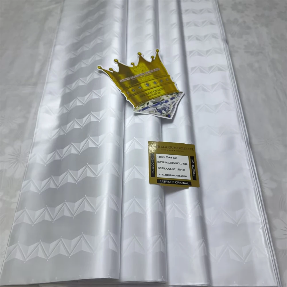 

Духи, африканская кружевная ткань Базен с вышивкой, высококачественная хлопковая ткань Базен Риша для женщин, платье 5 метров