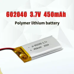 1-10pcs 3.7V 500mAh 602040 Lithium Ion Polymer Battery for Mp3 DVD GPS Recorder Bluetooth Audio Headset 062040 Li Po Batteries