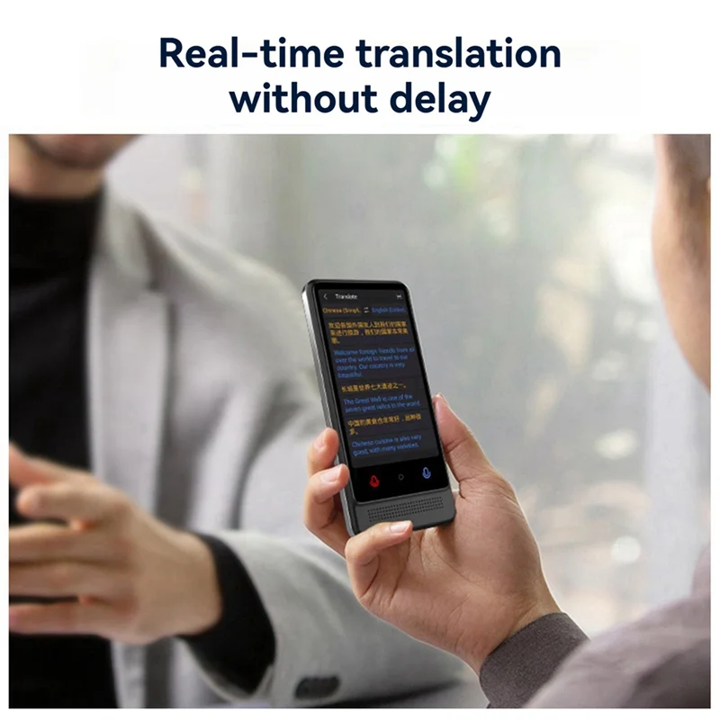 

Ingenious-AI Intelligent Translator Device Multi-Language Offline Simultaneous Interpretation Voice Translator For Travel