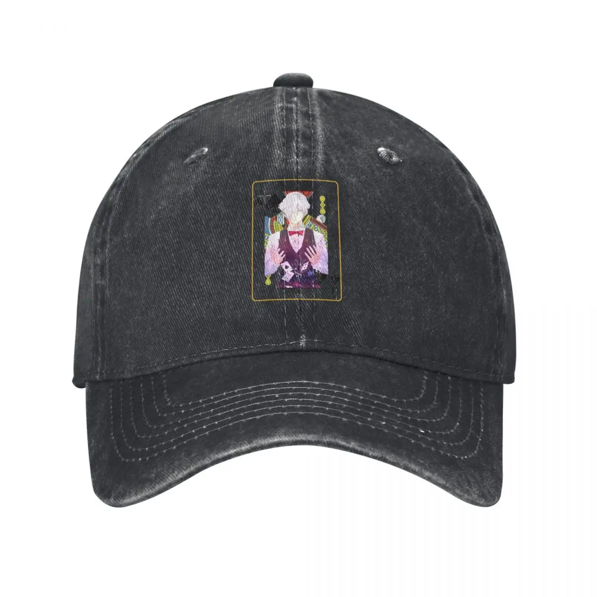 Decim Death Parade Playing Card Design Baseball Cap Men Hats Women Visor Protection Snapback Death Parade Caps  official-website