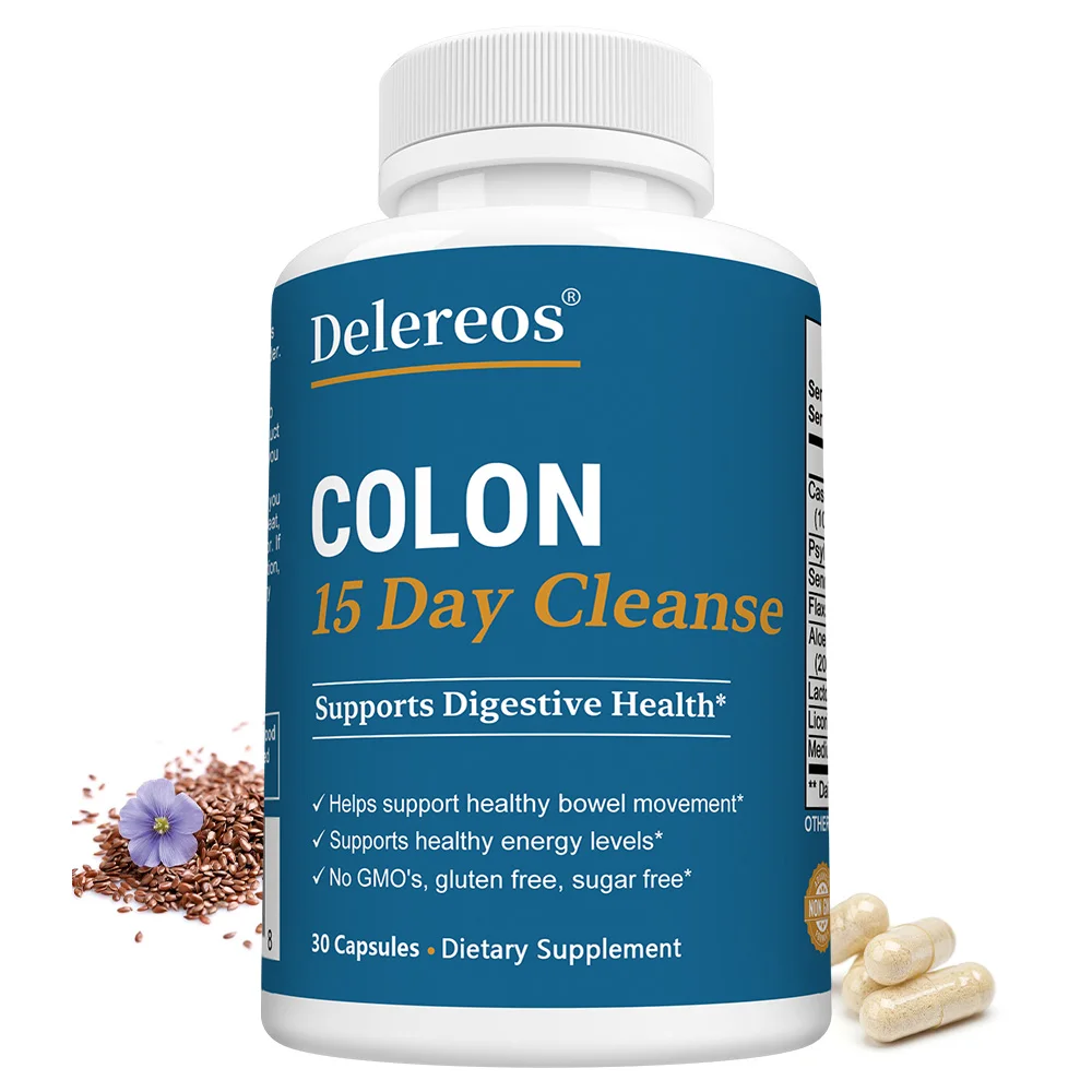 

15 Day Cleanse and Detox Capsules - Supports Gut Health, Improves Digestion, Metabolism and Promotes Weight Management