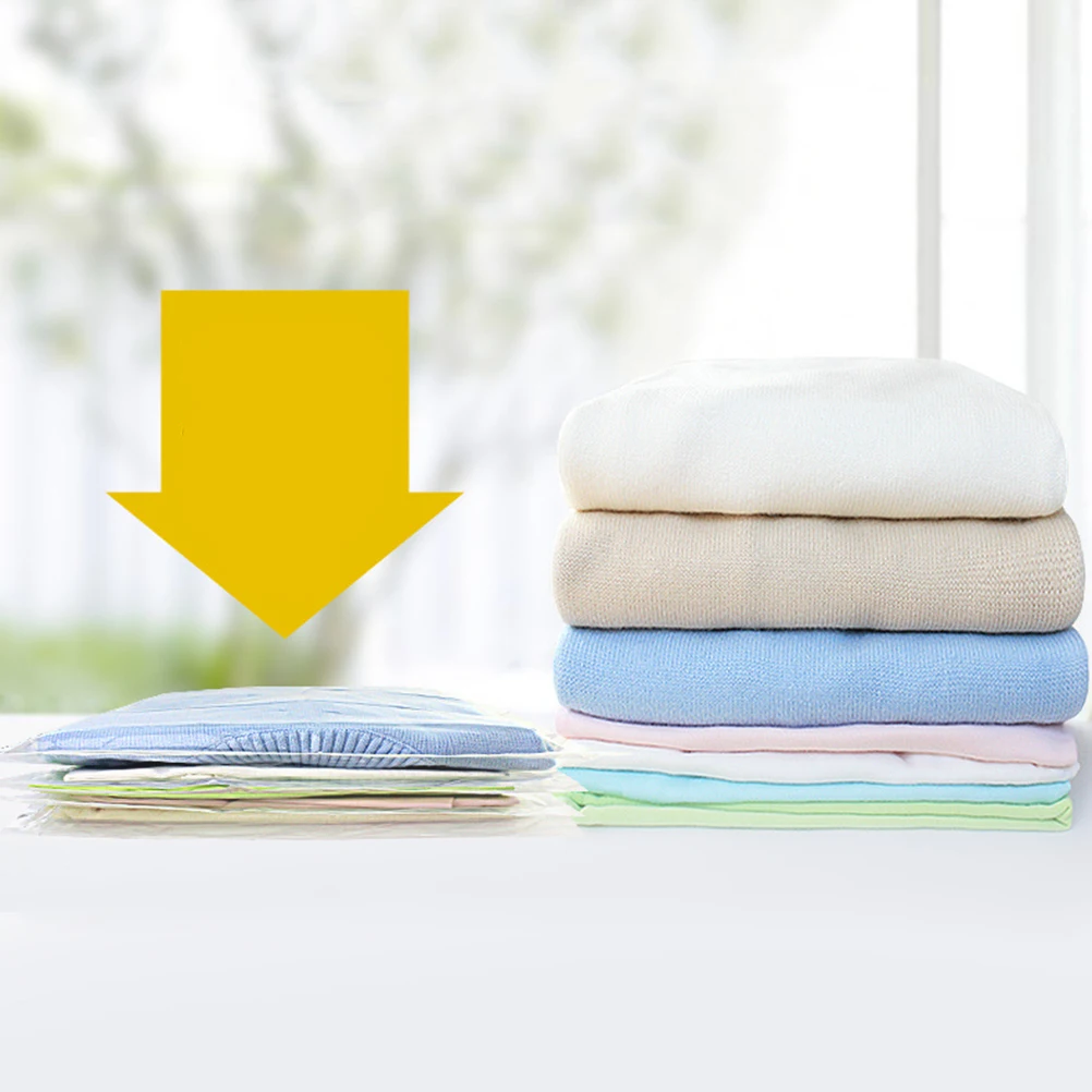 

5 Pcs Compression Bag Luggage Organizer Bags Blanket Vacuum Storage Dorm Packing