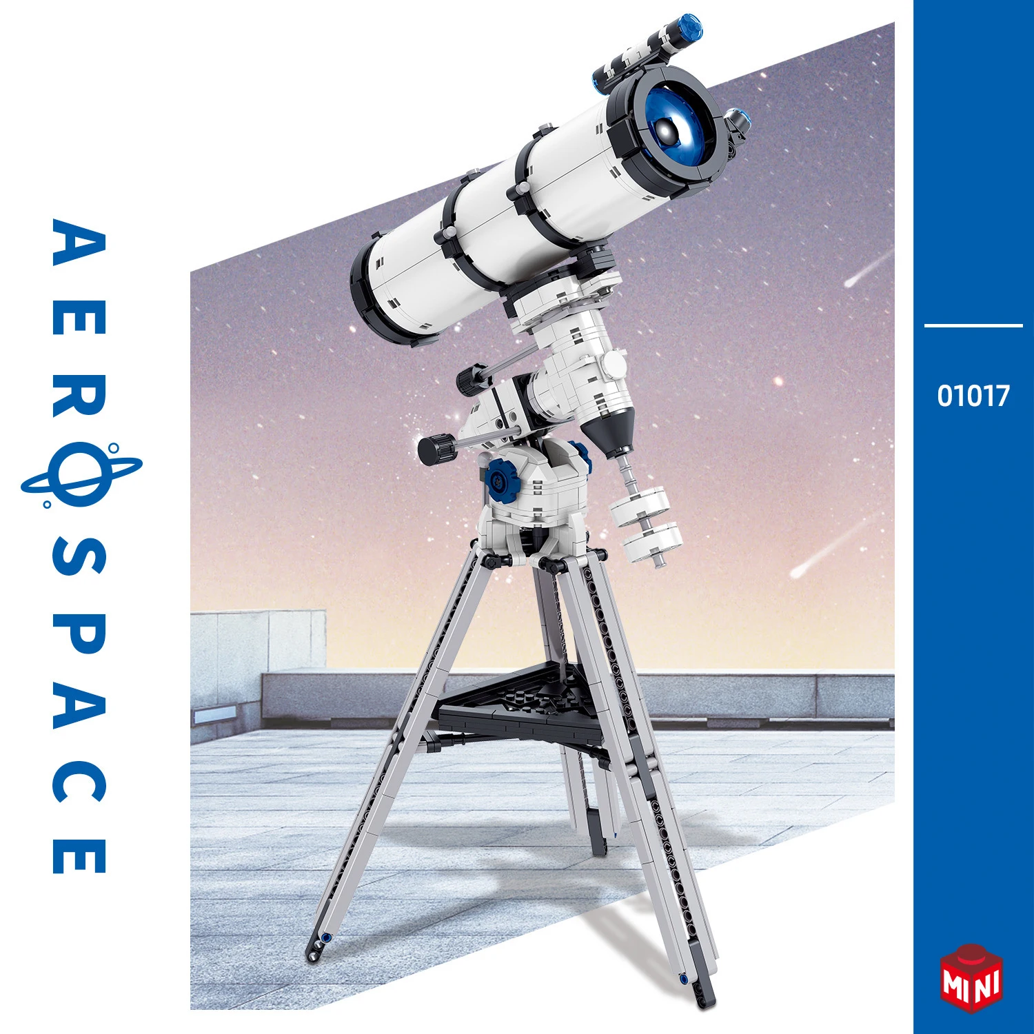 Idée Mini bloc de Construction, ensembles de modèles, télescope astronomique, briques de Construction, jouets éducatifs, Collection pour enfants, cadeaux