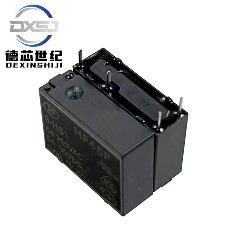 Macro power relay HF46F Series HF46F-005 009 012 024-HS1 1 group normally open 4 pin