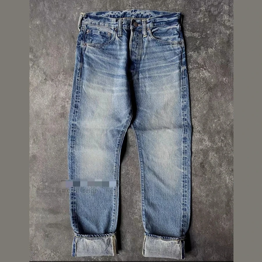 

SUGAR CANE 14.25oz1947 distressed faded vintage jeans