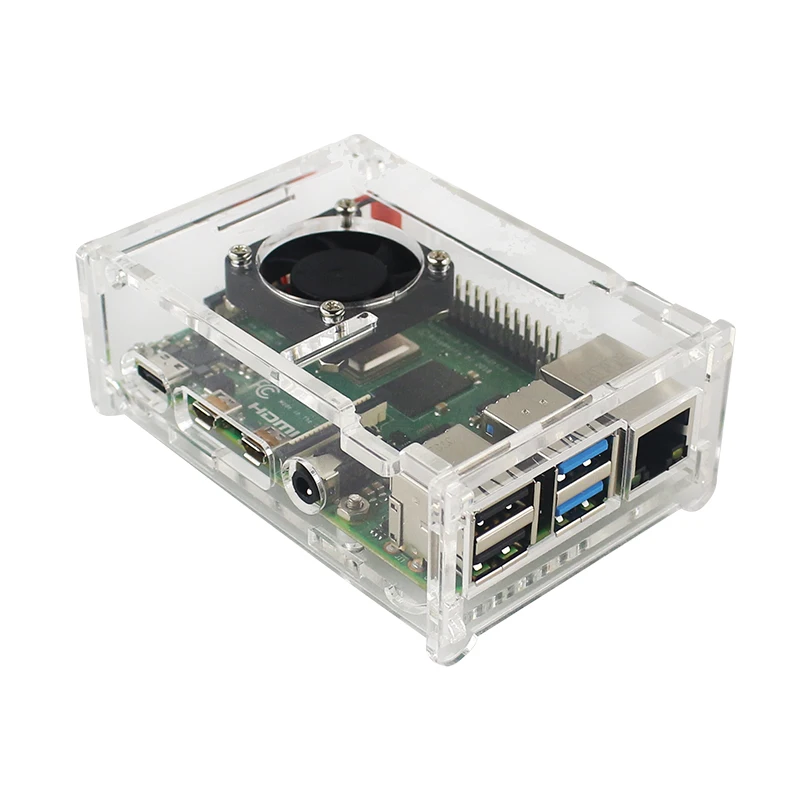 Raspberry Pi4 ModelB 4GB + ケース + カメラ Raspberry Pi 4 B ケース ヒートシンク付きカメラ取り付けサポート +