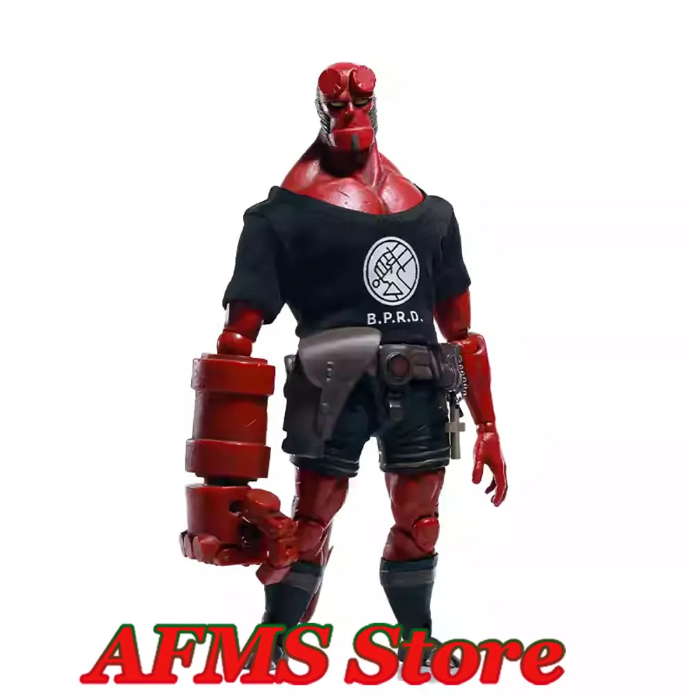 1/12 Scale Collectible Figure Hellboy เสื้อกีฬา T เสื้อกางเกงขาสั้น Fit 6 นิ้ว 1000 ของเล่นผู้ชายทหาร Action Figure Body ตุ๊กตา