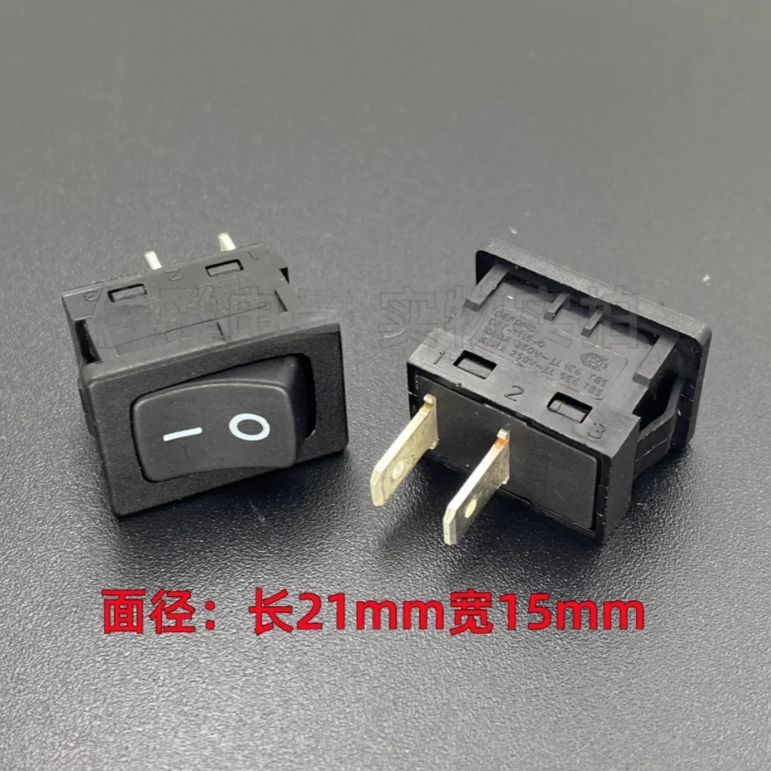 

Hong Kong DEFOND CRT-1115-0 ship-type switch 10A high-current 2-pin 2-position rocker power button