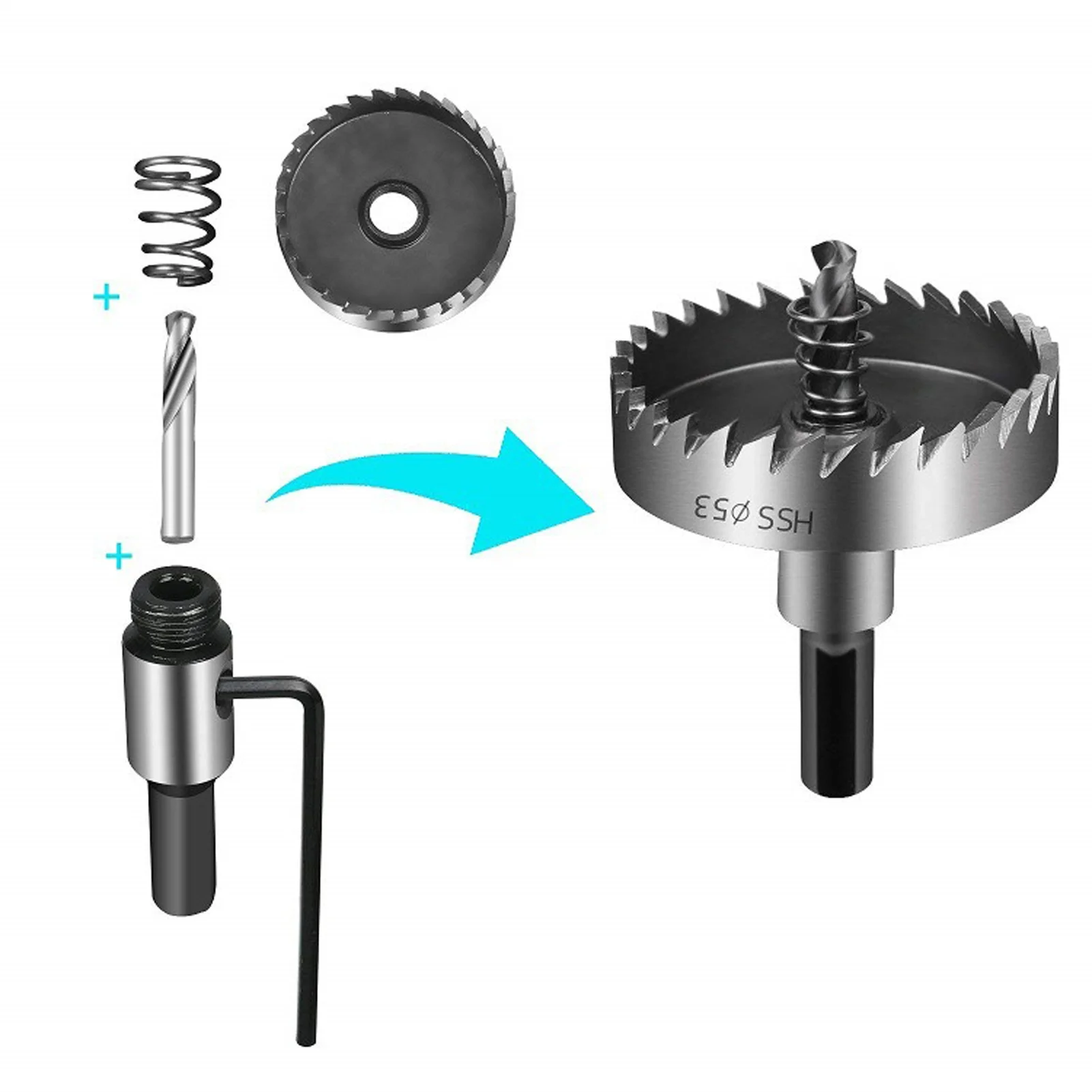 15pcs-hss-drill-bit-hole-saws-set-iron-sheet-hole-drilling-bits-kit-woodworking-accessory-holesaw-carbide-hand-tool