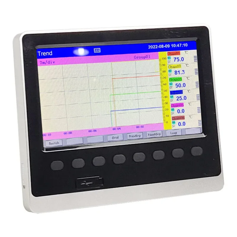 

12 Pressure Paperless Recorder with Lower Price High Quality Temperature Recorder