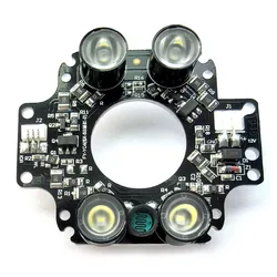 4 LEDs Array Infrared 90 Degrees Bulbs 850nm IR Board Illuminator For CCTV Camera