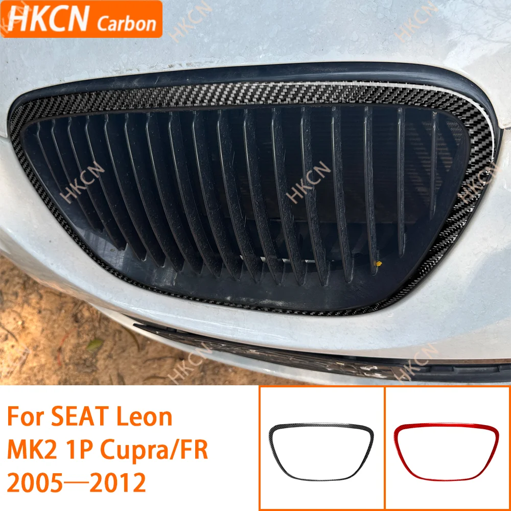 

Внешняя рамка передней решетки, внешняя панель/3K, углеродное волокно + смола/3 мм, защита от царапин/для SEAT Leon MK2 1P Cupra FR 05—12