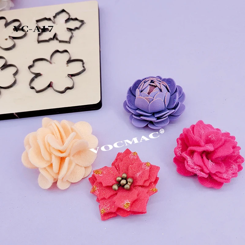 

Flower-VC-A17 Wood Mold Scrapbooks Compatible with Most Die-Cutting Machines