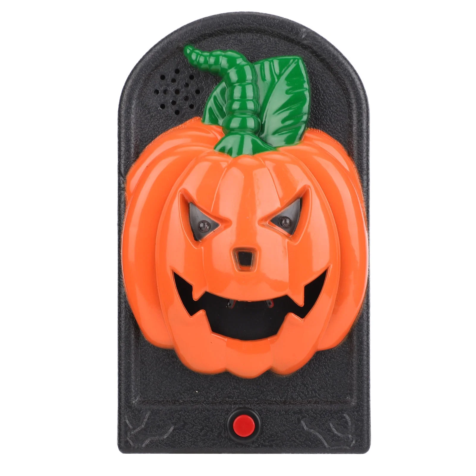 ハロウィンホラードアベル-ライトサウンド付き装飾小道具-バー用-お化け屋敷-エスケープルーム-パンプキン型
