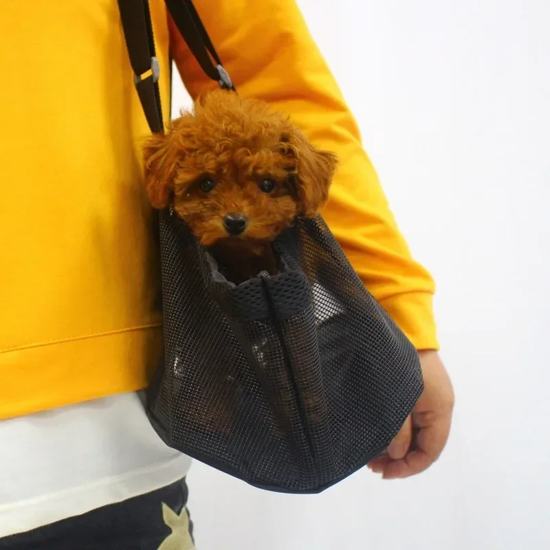 Summer Pet Outgoing Bag Cat Mi Dog Backpack Mesh Breathable Portable Bag Dog Accessories Cat Traveling and Going Out Knapsack