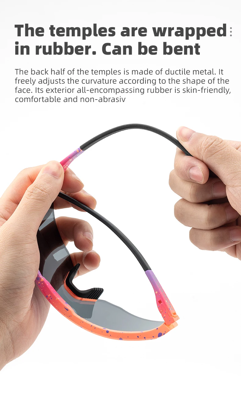 ROCKBROS Polarisierte Radfahren Gläser Männer Frauen Sonne Schützen Outdoor Sport Brillen Sonnenbrillen Laufen Reiten Fahrrad Fahrrad Brille – Detail 5