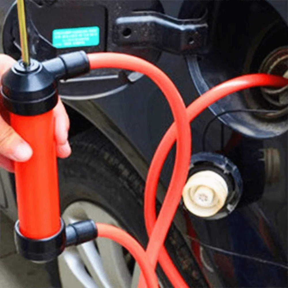 PVC Tube Manual Fuel Pump Air Pump Design Self Priming Gas Siphon Hose Pump with Clamp Car Fuel Transfer Car Fuel Transfer
